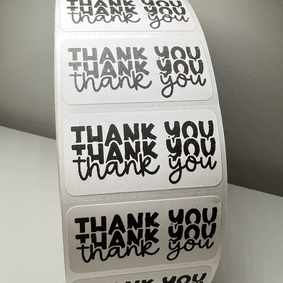 Pack of 100 stickers | Thank You stickers roll for Poshmark | Shipping S… - Picture 9 of 9